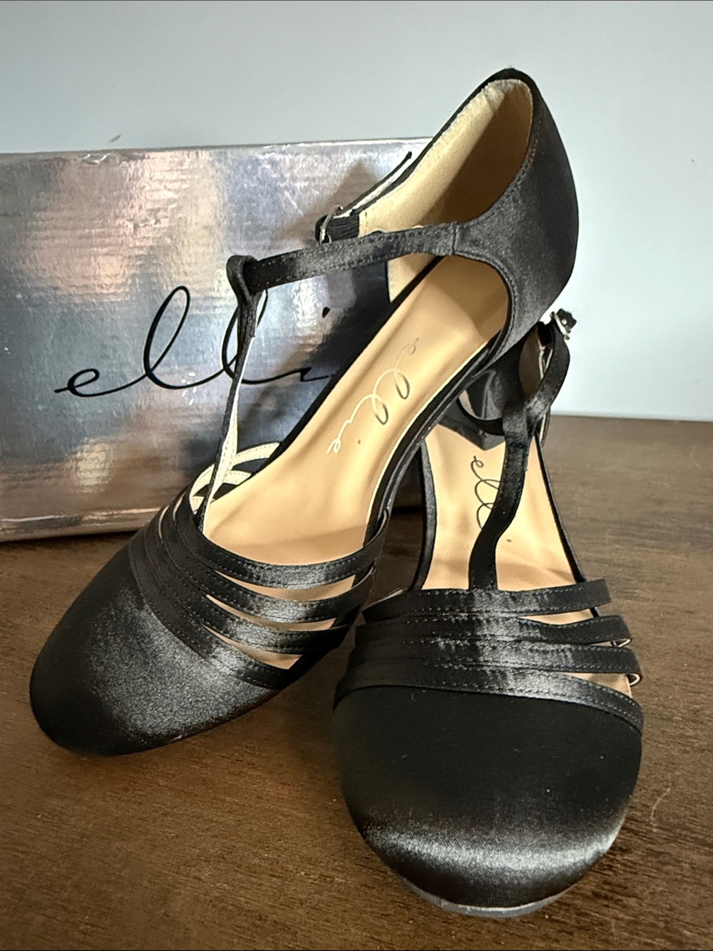 Ellie “Lucille” Satin Dance Shoe